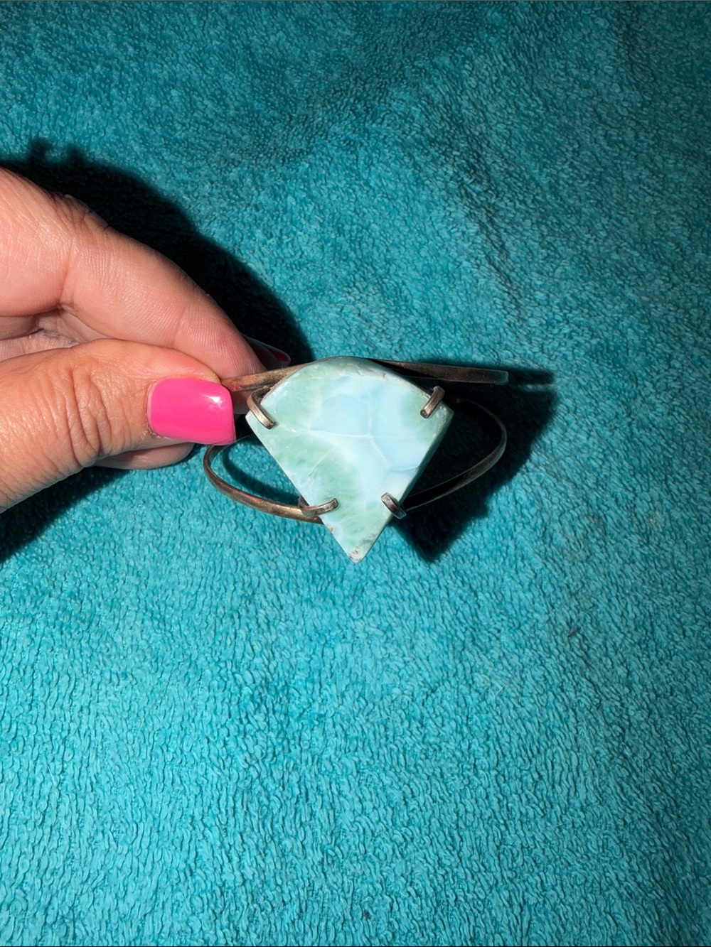 Larimar Cuff Bracelet